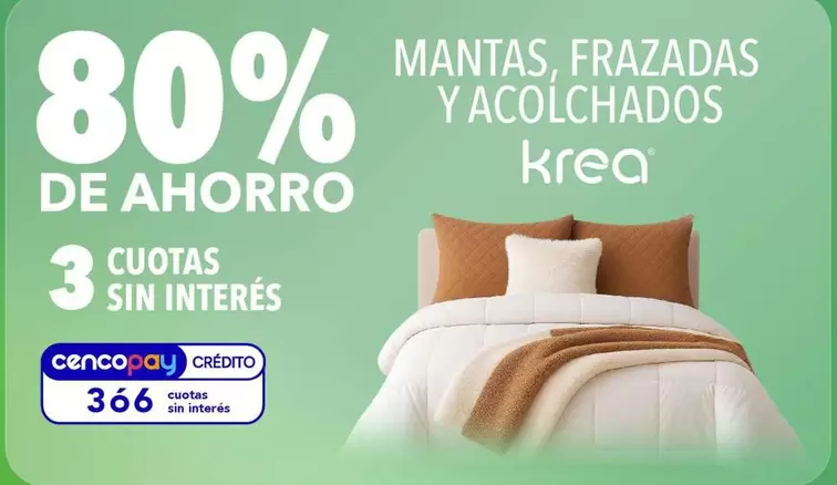 krea - MANTAS, FRAZADAS Y ACOLCHADOS