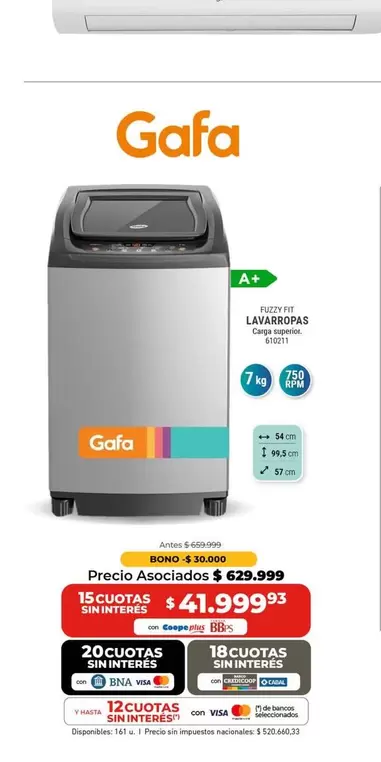 Gafa - Lavadoras