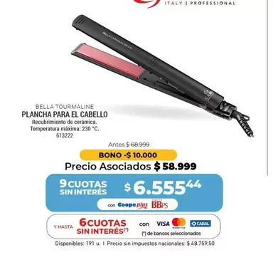 Máxima - Plancha para el Cabello Bella Tourmaline