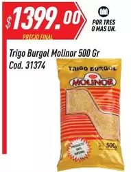 Mas - Trigo Burgol Molino 500 Gr Cod. 31374