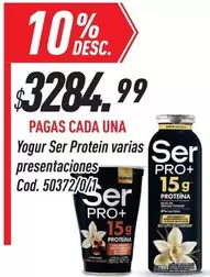 Ser - Yogur Protein varias presentaciones Cod. 50372/0/1