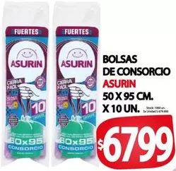 Asurin - BOLSAS DE CONSORCIO