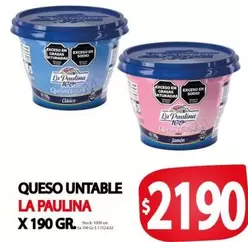 La paulina - QUESO UNTABLE