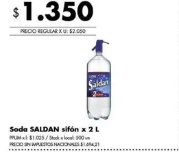 Saldan - Soda sifón
