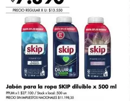 Skip - Jabón para la ropa diluible