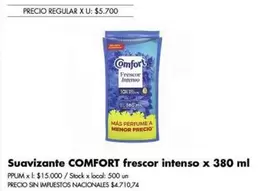 Comfort - Suavizante frescor intenso