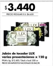 Lux - Jabón de tocador