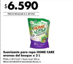 X$ - Suavizante para ropa aromas del bosque