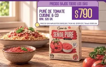 Cuisine - PURÉ DE TOMATE BRK. 520 GR