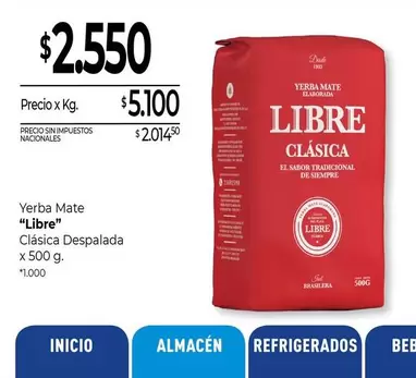 X$ - Yerba Mate Clásica Despalada