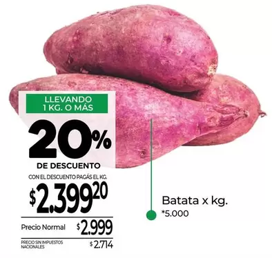 X$ - Batata