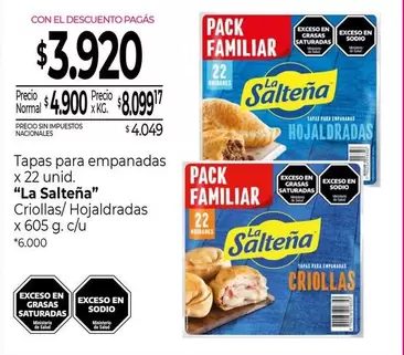 La Salteña - Tapas para empanadas