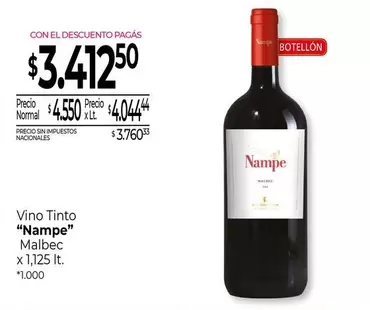 Nampe - Vino Tinto Malbec