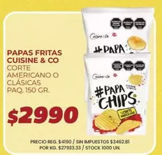 Cuisine - PAPAS FRITAS