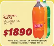 Talca - Gaseosa