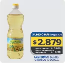 Legítimo - Aceite Girasol