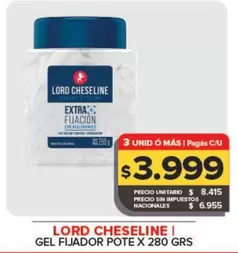 Lord Cheseline - Gel Fijador