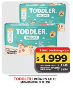 Toddler - Pañales Talle M/G/XG/XXG