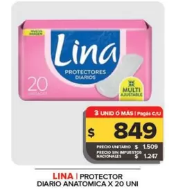Lina - Protectores Diario Anatomica