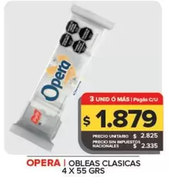 Opera - Obleas Clásicas