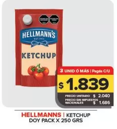 Hellmann's - Ketchup Day Pack