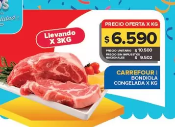 Carrefour - Bondiola Congelada