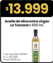 La Toscana - Aceite de oliva extra virgen