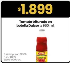Dulcor - Tomate triturado