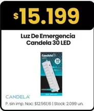 candela - Luz De Emergencia 30 LED