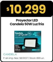 candela - Proyector LED Candela 50W Luz fría
