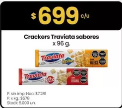 Traviata - Crackers sabores