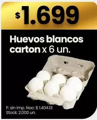 X$ - Huevos blancos