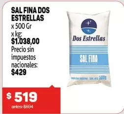 Dos Estrellas - SAL FINA
