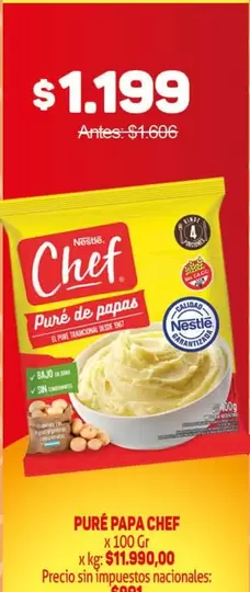 Nestlé - Pure de papas