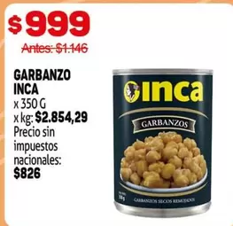 Inca - GARBANZO