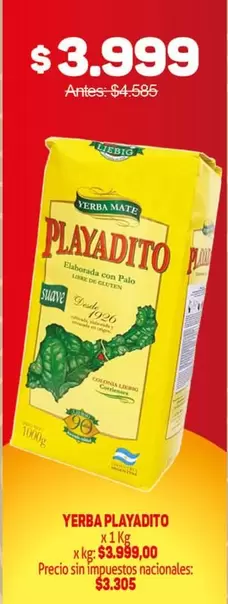 Playadito - YERBA PLAYADITO