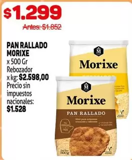 Morixe - PAN RALLADO