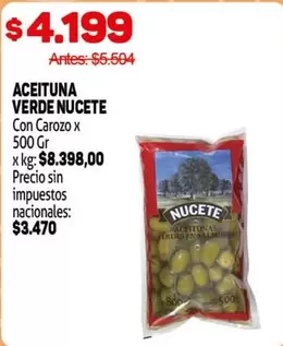 Nucete - ACEITUNA VERDE NUCETE