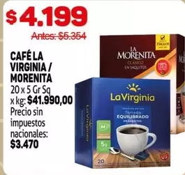 La Virginia - CAFÉ LA VIRGINIA / MORENITA