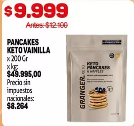 X$ - PANCAKES KETO VAINILLA