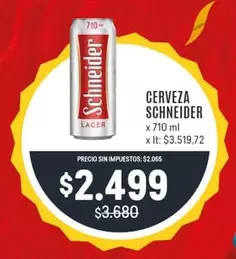 Schneider - Cerveza Lager