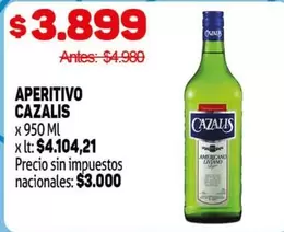 Cazalis - APERITIVO