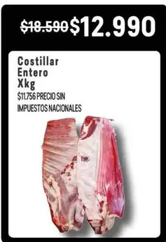 Costillar Entero