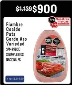Aro - Fiambrre Cocido Pata Cerdo