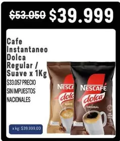 Dolca - Cafe Instantaneo Regular / Suave
