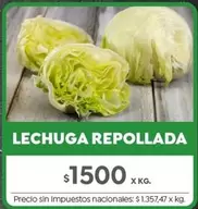 X$ - LECHUGA REPOLLADA