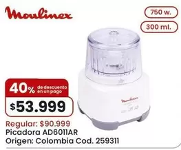 Moulinex - Picadora AD6011AR