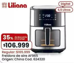 Liliana - Freidora de aire Af965