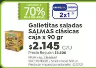 X$ - Galletitas saladas