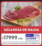 X$ - MILANESA DE NALGA